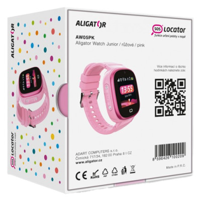 Aligator Watch Junior GPS Pink