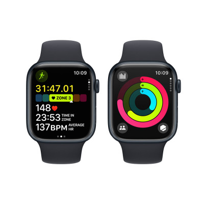 Apple Watch Series 9 45mm Midnight, Mid SB, M/L