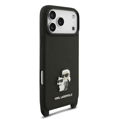 Karl Lagerfeld Saffiano Crossbody iPhone 18 Pro