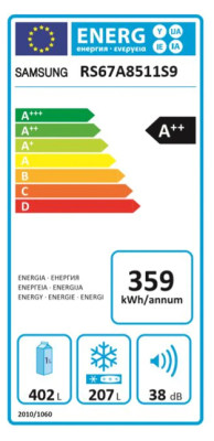 Americká chladnička Samsung RS67A8511S9/EF