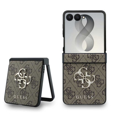 Guess 4G Metal Logo Samsung Galaxy Z Flip 8 Brown