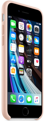 iPhone SE Silicone Case - Pink Sand