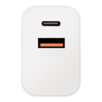 OBAL:ME cestovní nabíječka USB-A + USB-C 20W White