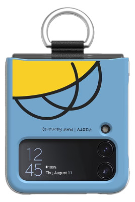 Samsung Silicone Cover Ring Z Flip4, Homer Simpson