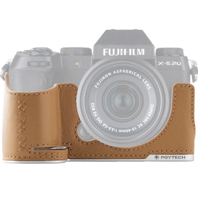 PGYTECH Leather Camera Case (ForFUJI X-S20 Brown)