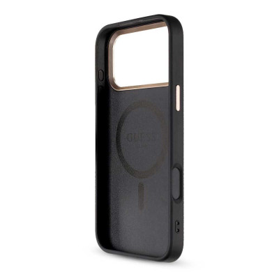 Guess PU 4G MagSafe Strap iPhone 17 Pro Max, Black