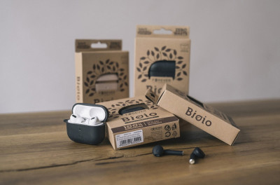 Forever Bioio pouzdro pro Apple AirPods 1/2, černé