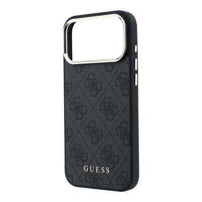 Guess 4G Gold Frame MagSafe iPhone 18 Pro Black