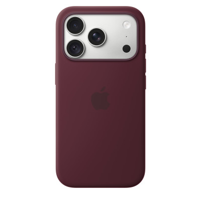 iPhone 18 Pro Silicone Case with MagSafe Burgundy