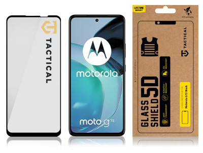 Tactical Glass 5D Motorola G72, Black