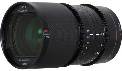 SIRUI Saturn 50mm T2.9 1.6x E Mount Neutral Flare