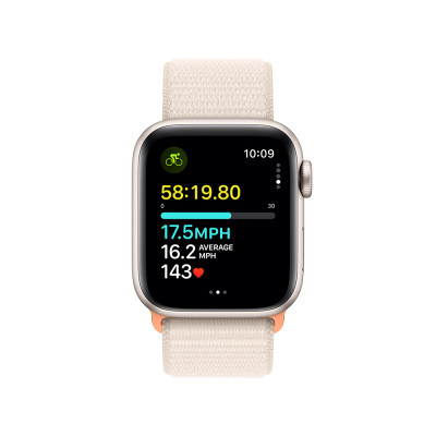 Apple Watch SE 44mm Starlight, Starlight Sport L.