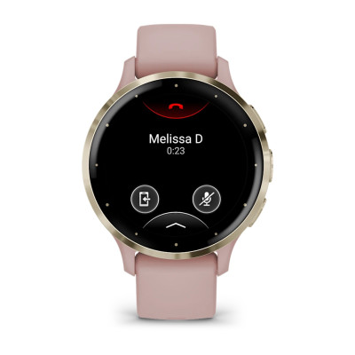 Garmin Venu 3S Cream Gold/Dust Rose, Silicone Band