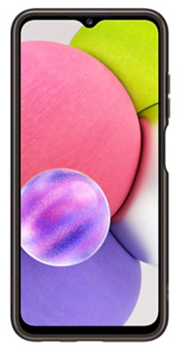 Samsung EF-QA038TBEGE Soft Clear Cover A03s, Black