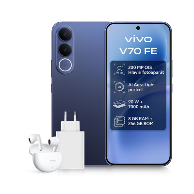 Vivo V70 FE 512+8GB Prémiový set Ocean Blue