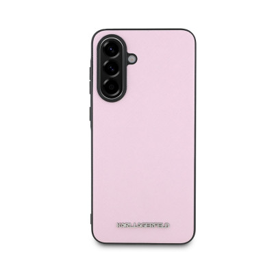 Karl Lagerfeld Saffiano Metal Logo Galaxy A56,Pink