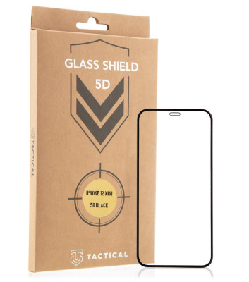 Tactical Glass 5D iPhone 12 Mini, Black