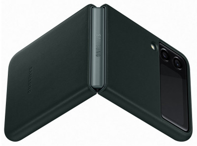 Samsung EF-VF711LGEGW Leather Cover Z Flip3, Green