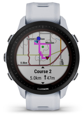 Garmin Forerunner 955 Solar, Whitestone