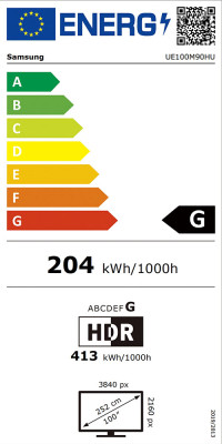 100" Mini LED TV Samsung UE100M90HUXXH