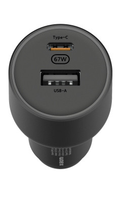 Xiaomi 67W Car Charger USB-A + Type-C