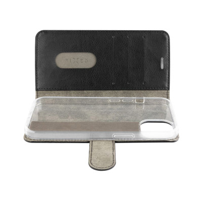 FIXED OPUS pouzdro kniha Apple iPhone 15, Black