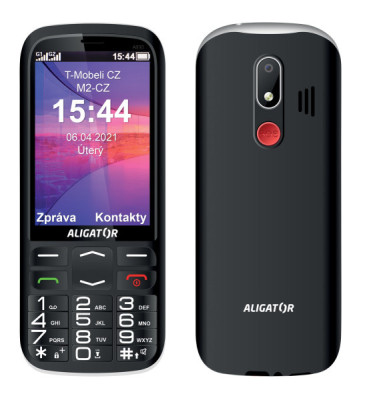 Aligator A830 Senior Black + stol.nab.