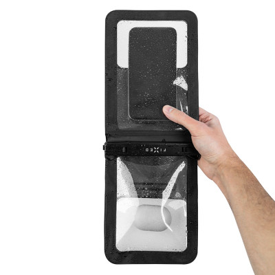 FIXED Float Twin voděodolné pouzdro IPX8, Black