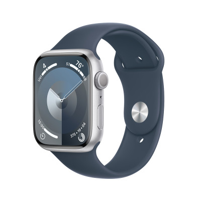 Apple Watch Series 9 45mm Silver, Blue SB, M/L
