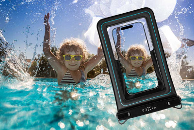 FIXED Float Max voděodolné pouzdro IPX8, Black