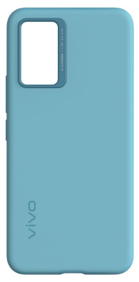 Vivo V21 5G Silicone Cover, Light Blue