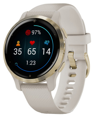 Garmin Venu2S Light Gold/Sand Band