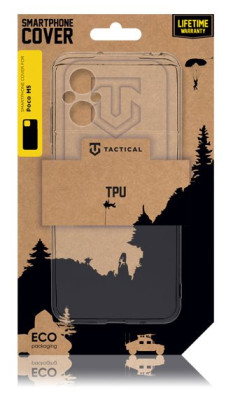 Tactical TPU pouzdro Poco M5, Clear