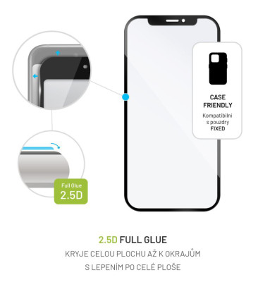 FIXED Full-Cover sklo Infinix Hot 30i, Black