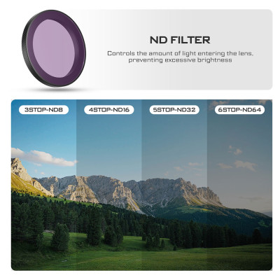 FREEWELL Osmo Action 5 Pro Filters-SDay-4Pack