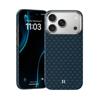 Benks ArmorGrid Kevlar Blue kryt na iPhone 17 Pro