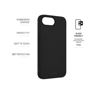 FIXED STORY zadní kryt Apple iPhone 16e, Black