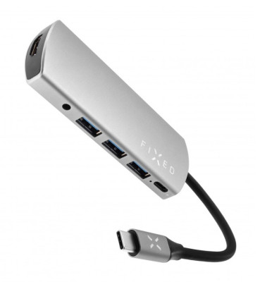 FIXED HUB 6in1 s rozhraním USB-C pro notebooky/TAB