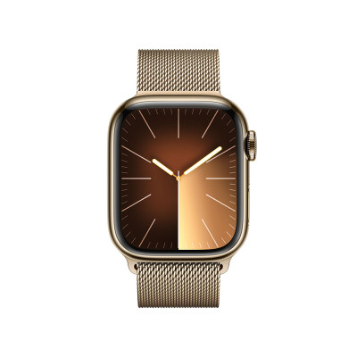 Apple Watch S9 Cell 41mm Gold Steel,Gold Milan L.