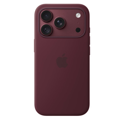iPhone 18 Pro Silicone Case with MagSafe Burgundy