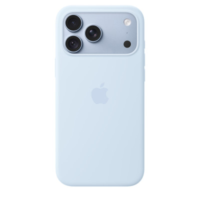 iPhone 18 Pro Max Silicone Case MagSafe Crisp Blue