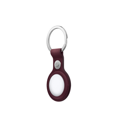 AirTag FineWoven Key Ring 2026 – Burgundy