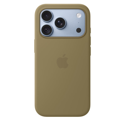 iPhone 18 Pro Silicone Case with MagSafe Olive