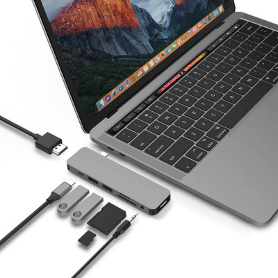 HyperDrive SOLO USB-C Hub MacBook & USB-C, Gray
