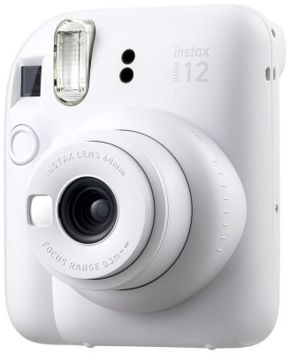 Fujifilm Instax Mini 12 Mega Pack Clay White+film
