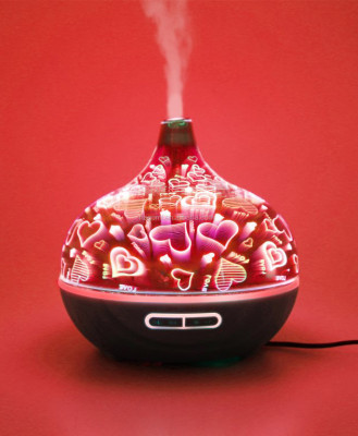 BOT Smart aroma difuzér B11 - světlé dřevo a LED 2