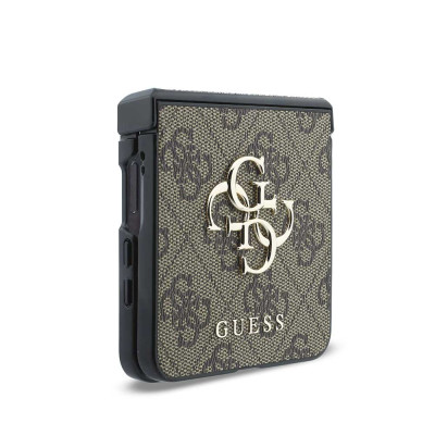 Guess 4G Metal Logo Samsung Galaxy Z Flip 8 Brown