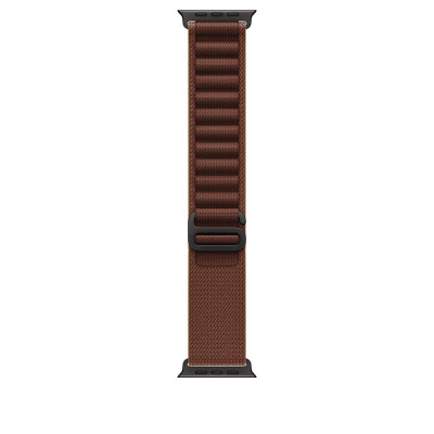 Apple 49mm Burgundy Alpine Loop L - Black Titanium