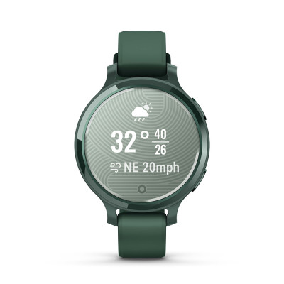 Garmin Lily 2 Active, Jasper Green / Jasper Green Silicone Band