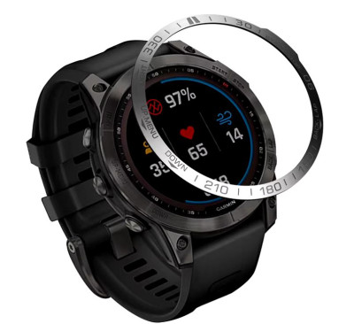 Hliníková ochrana lunety pro Garmin Fenix 7 Silver